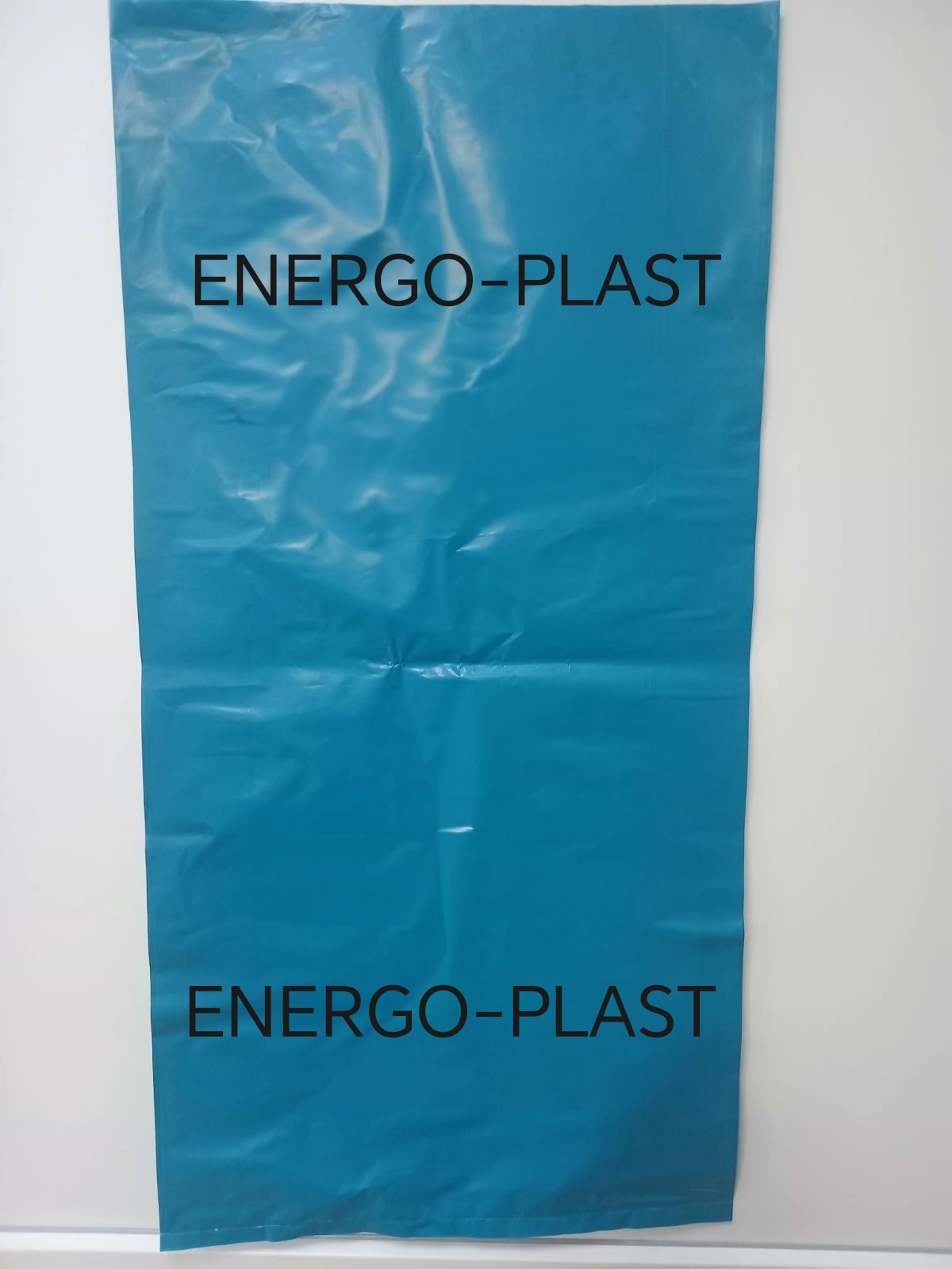 Пакети для сміття поліетиленові "ENERGO-PLAST" 110л, (490х2+(80х4))*1000, 80мкм, LDPE первинний, синього непрозорого кольору